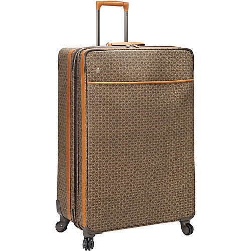 Hartmann Luggage Wings Mobile Traveler Expandable Spinner 30 Diamond Brown/Linen - Hartmann Luggage Large Rolling Luggage
