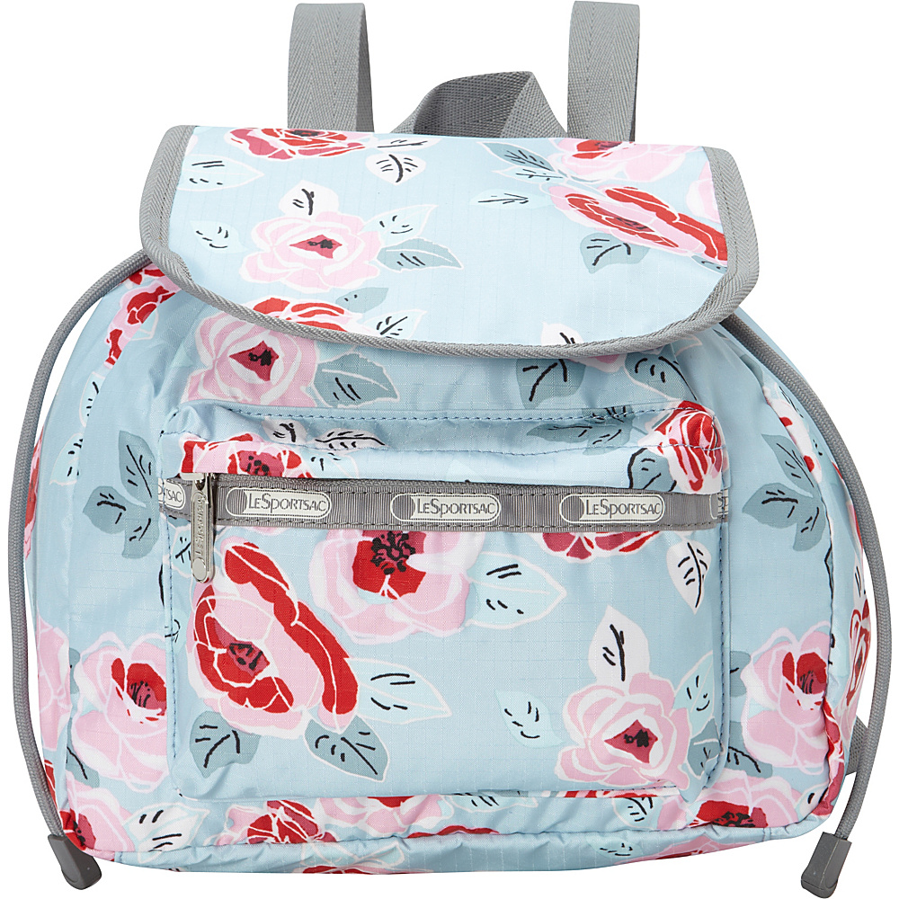 LeSportsac Small Edie Backpack Garden Sky Rose LeSportsac Fabric Handbags
