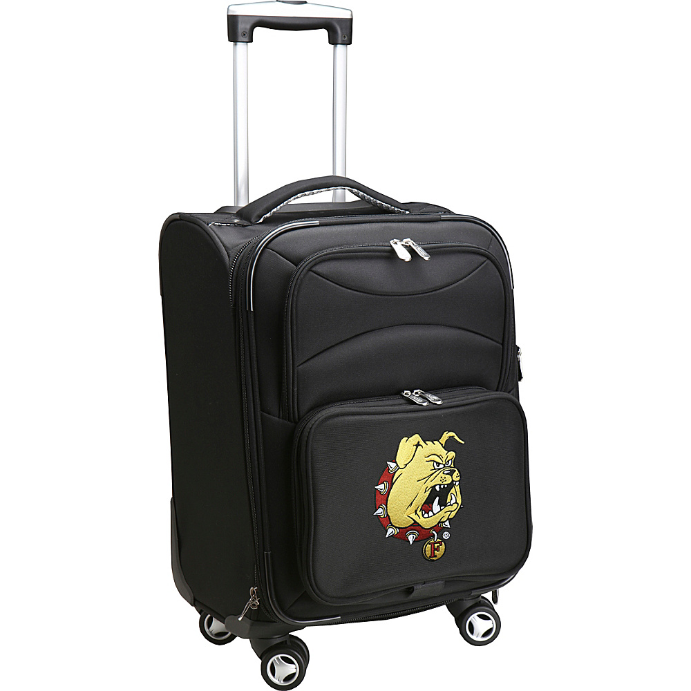 Denco Sports Luggage NCAA 20 Domestic Carry On Spinner Ferris State University Bulldogs Denco Sports Luggage Softside Carry On