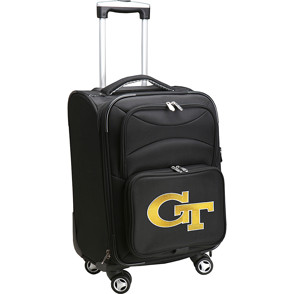 Denco Sports Luggage NCAA 20 Domestic Carry On Spinner Georgia Institute of Technology Yellow Jackets Denco Sports Luggage Softside Carry On