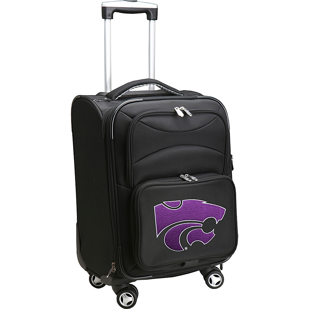 Denco Sports Luggage NCAA 20 Domestic Carry On Spinner Kansas State University Wildcats Denco Sports Luggage Softside Carry On