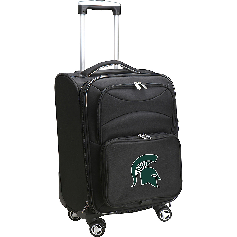 Denco Sports Luggage NCAA 20 Domestic Carry On Spinner Michigan State University Spartans Denco Sports Luggage Softside Carry On