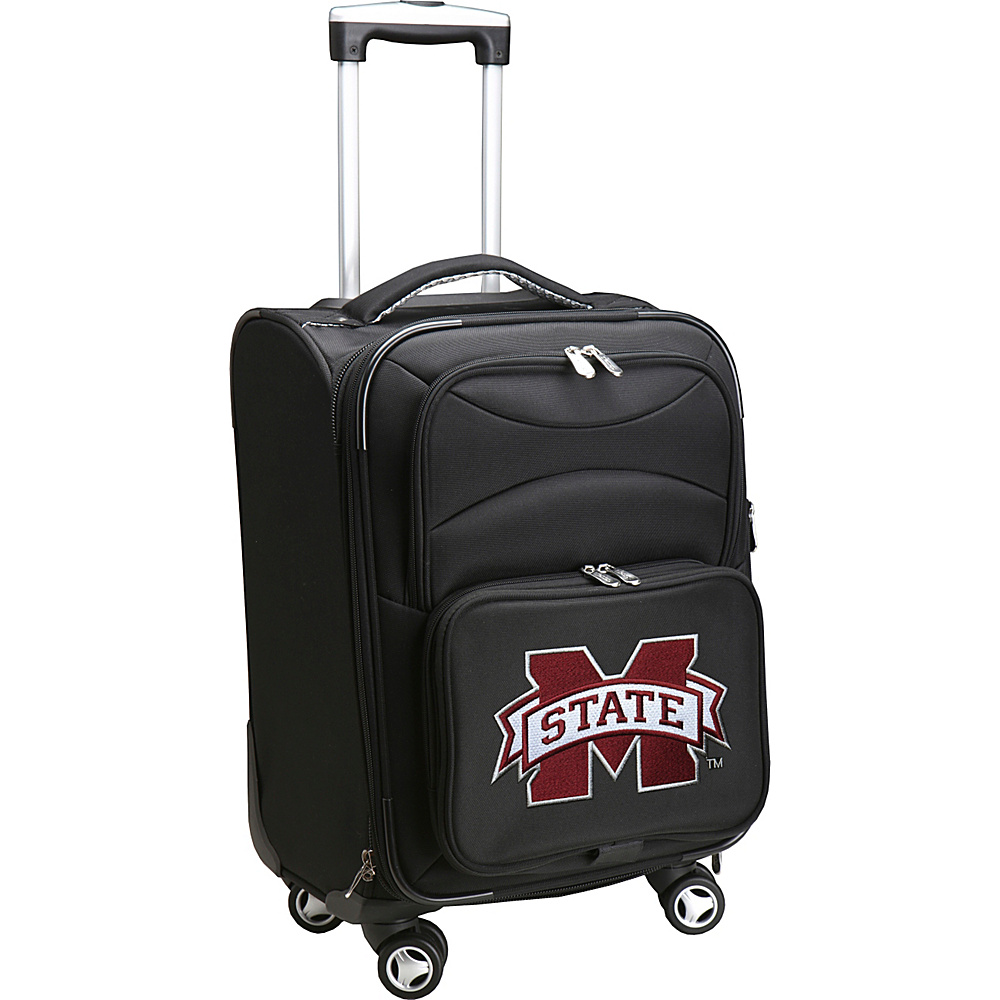 Denco Sports Luggage NCAA 20 Domestic Carry On Spinner Mississippi State University Bulldogs Denco Sports Luggage Softside Carry On