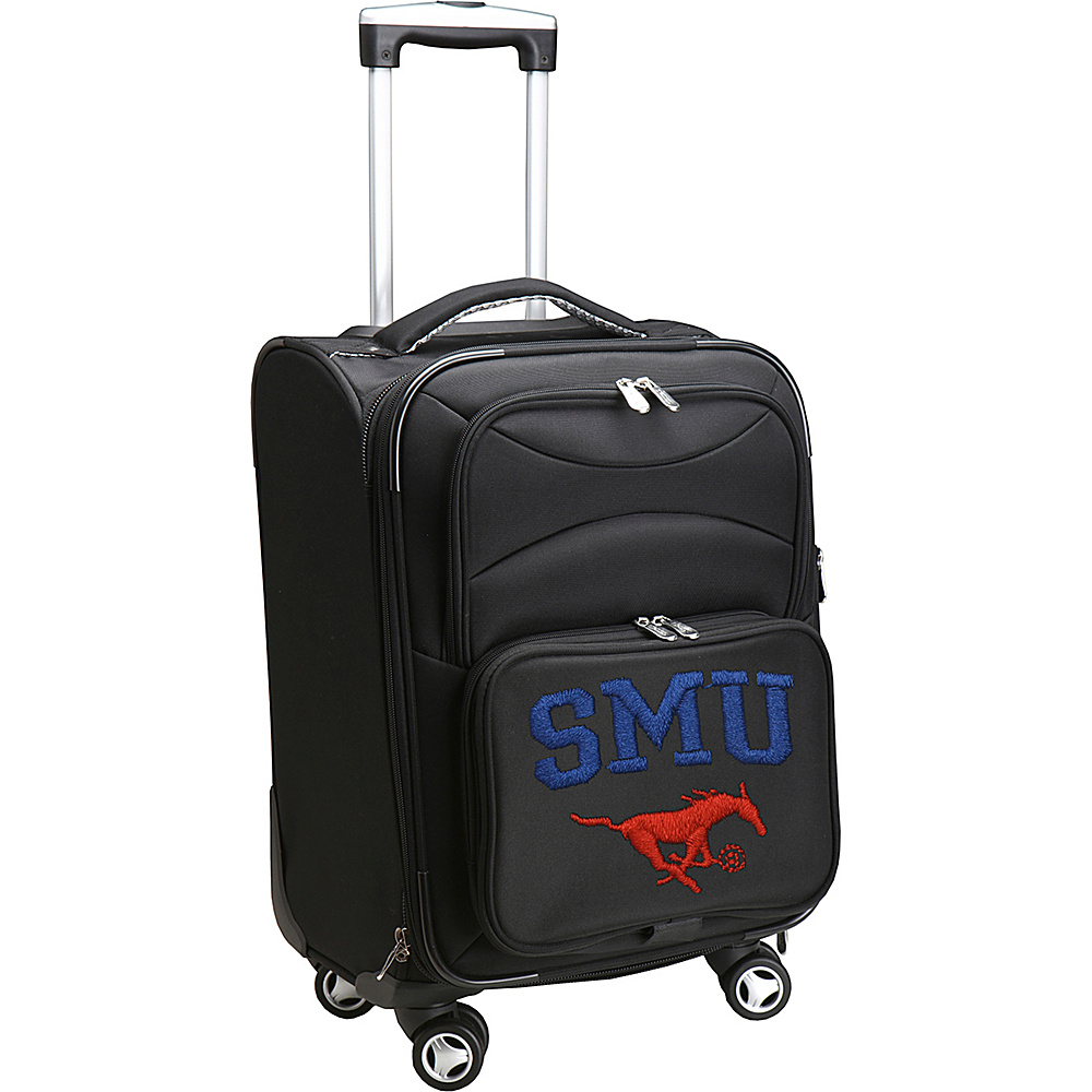 Denco Sports Luggage NCAA 20 Domestic Carry On Spinner Southern Methodist University Mustangs Denco Sports Luggage Softside Carry On
