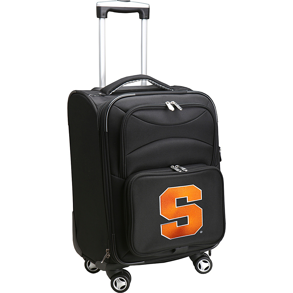 Denco Sports Luggage NCAA 20 Domestic Carry On Spinner Syracuse University Orange Denco Sports Luggage Softside Carry On