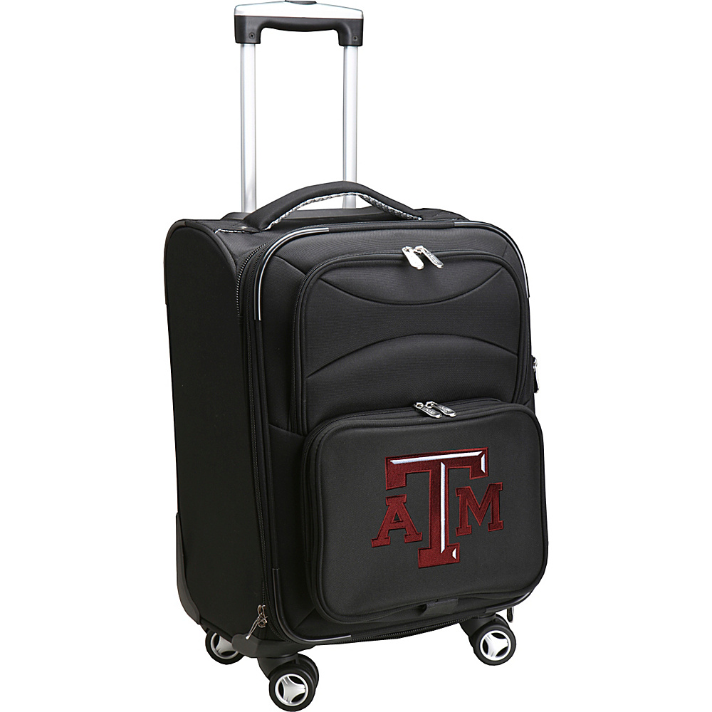 Denco Sports Luggage NCAA 20 Domestic Carry On Spinner Texas A amp;M University Aggies Denco Sports Luggage Softside Carry On