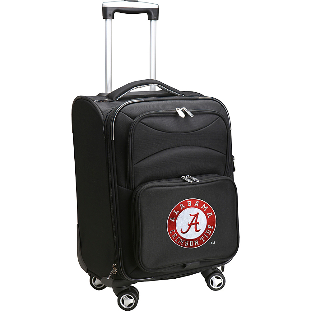 Denco Sports Luggage NCAA 20 Domestic Carry On Spinner University of Alabama Crimson Tide Denco Sports Luggage Softside Carry On
