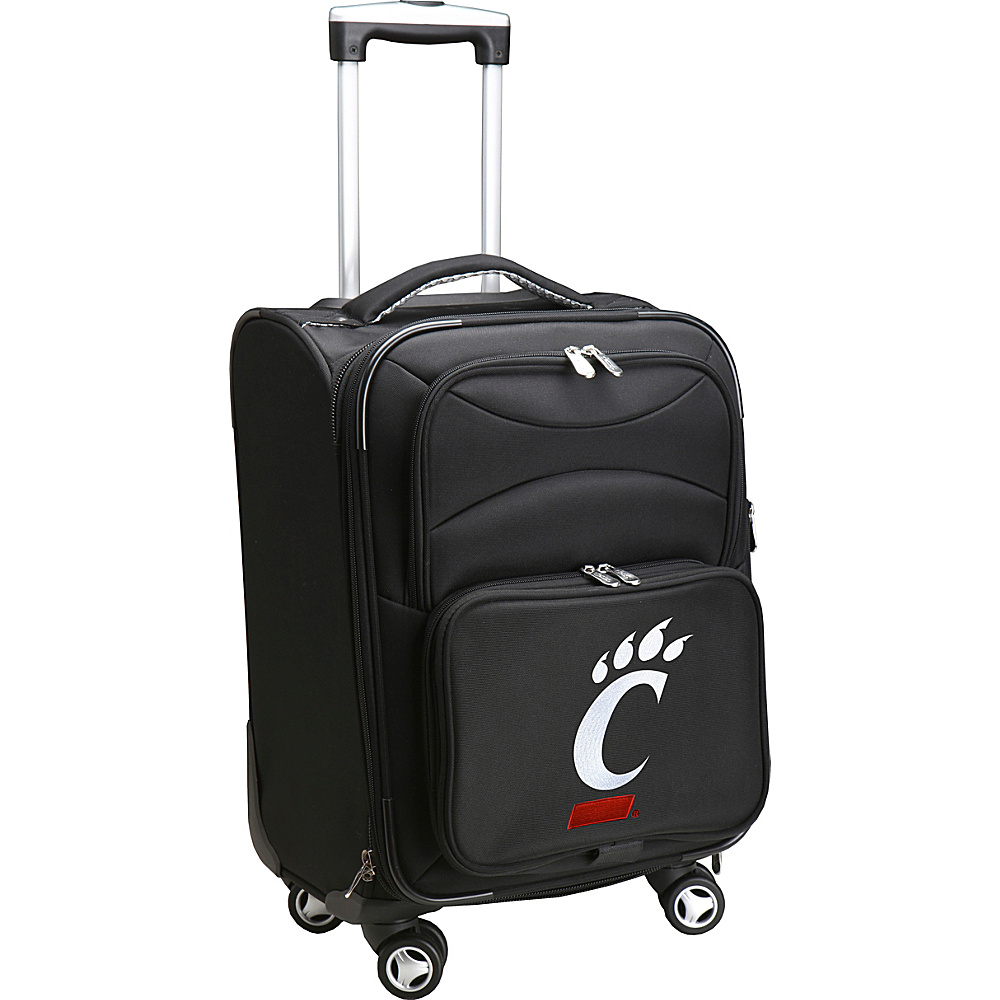 Denco Sports Luggage NCAA 20 Domestic Carry On Spinner University of Cincinnati Bearcats Denco Sports Luggage Softside Carry On