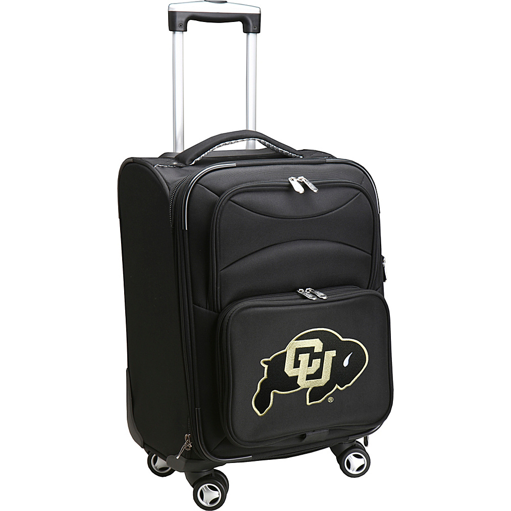 Denco Sports Luggage NCAA 20 Domestic Carry On Spinner University of Colorado Boulder Buffaloes Denco Sports Luggage Softside Carry On