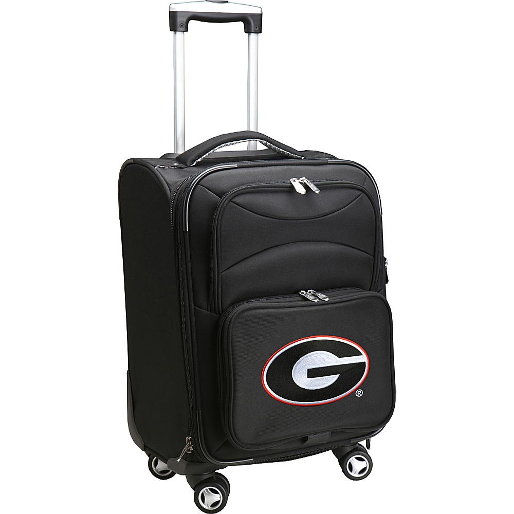 Denco Sports Luggage NCAA 20 Domestic Carry On Spinner University of Georgia Bulldogs Denco Sports Luggage Softside Carry On