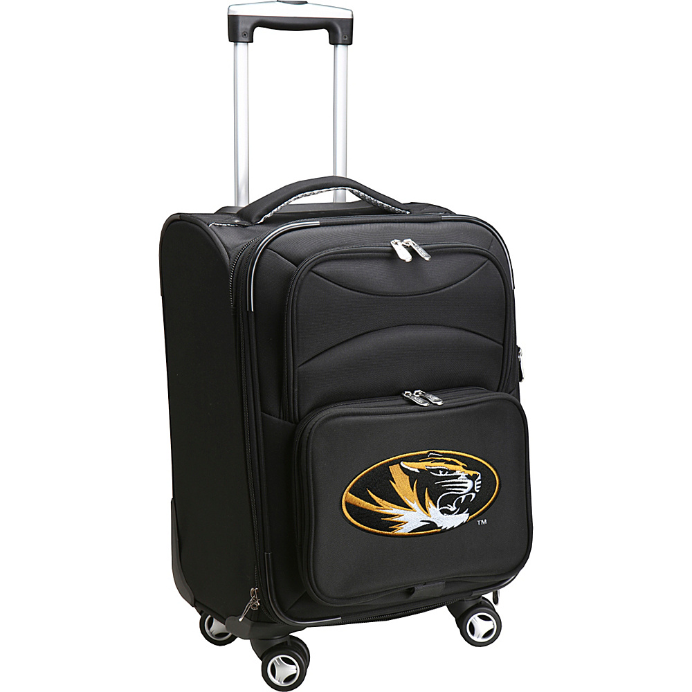 Denco Sports Luggage NCAA 20 Domestic Carry On Spinner University of Missouri Tigers Denco Sports Luggage Softside Carry On