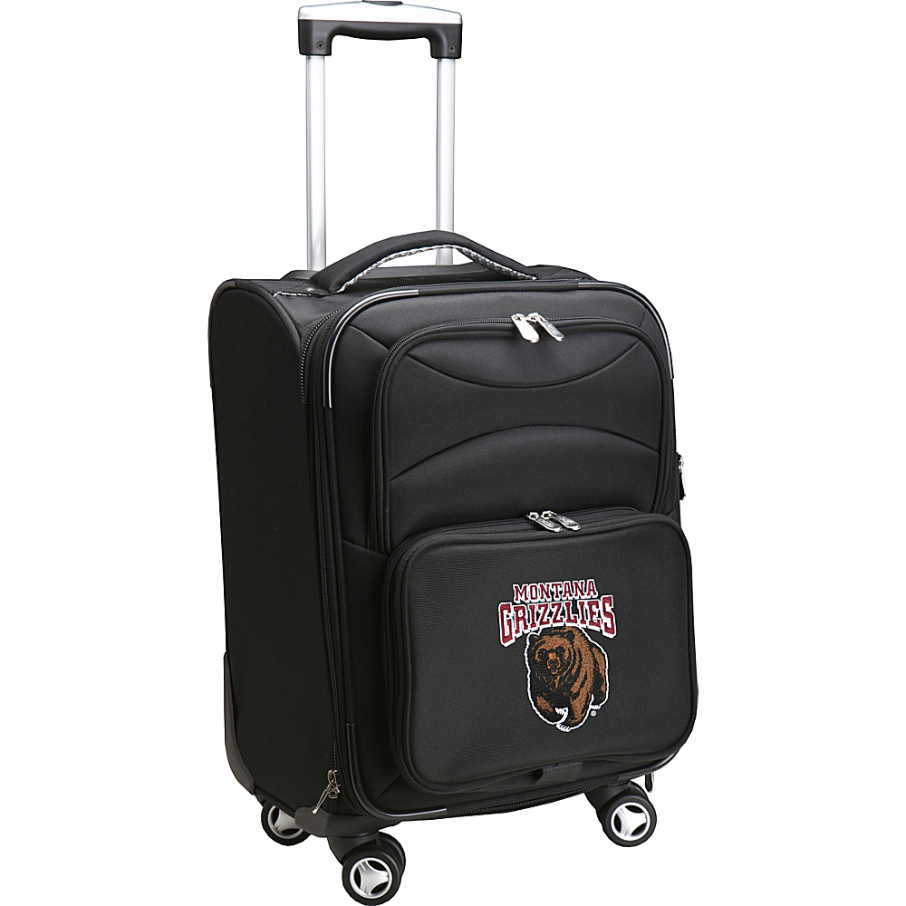 Denco Sports Luggage NCAA 20 Domestic Carry On Spinner University of Montana Grizzlies Denco Sports Luggage Softside Carry On