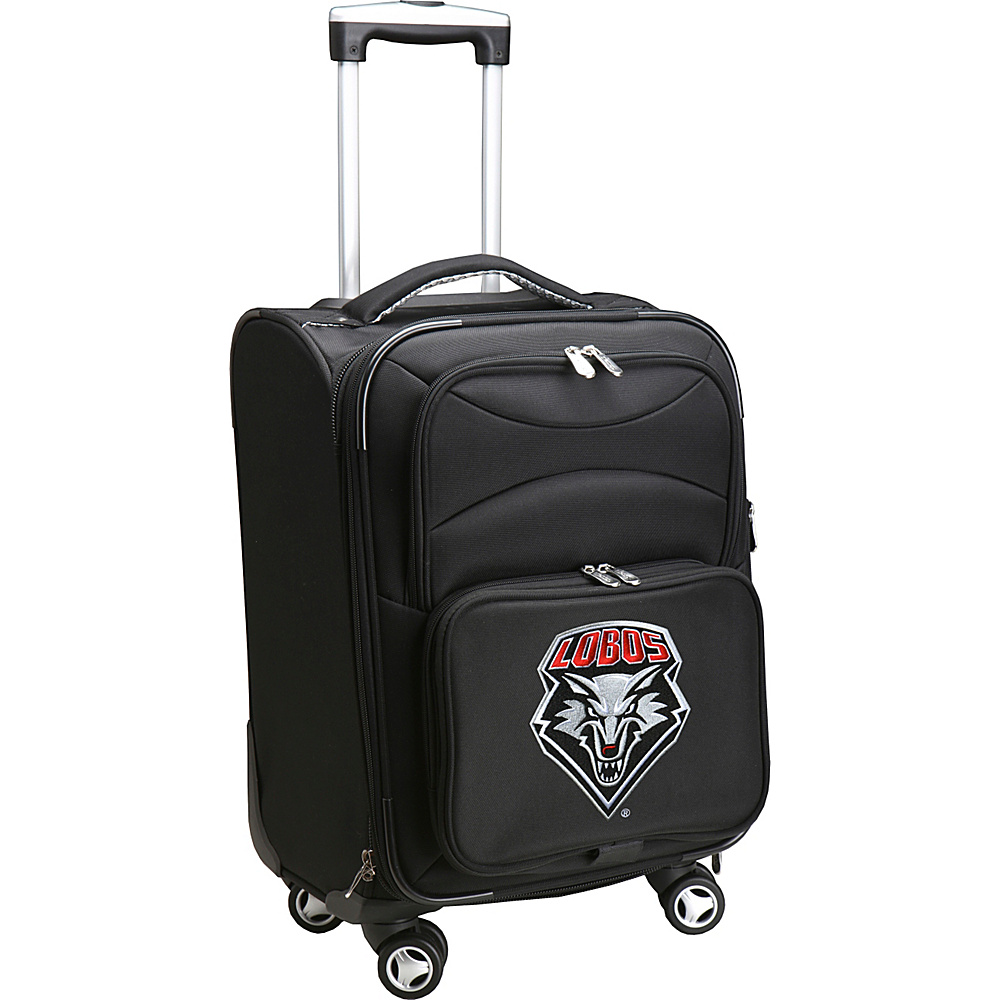 Denco Sports Luggage NCAA 20 Domestic Carry On Spinner University of New Mexico Lobos Denco Sports Luggage Softside Carry On