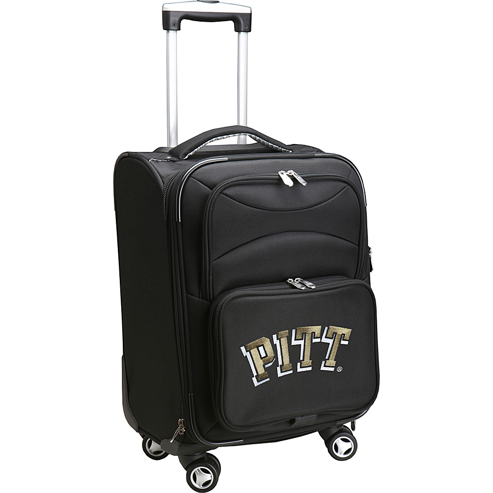 Denco Sports Luggage NCAA 20 Domestic Carry On Spinner University of Pittsburgh Panthers Denco Sports Luggage Softside Carry On