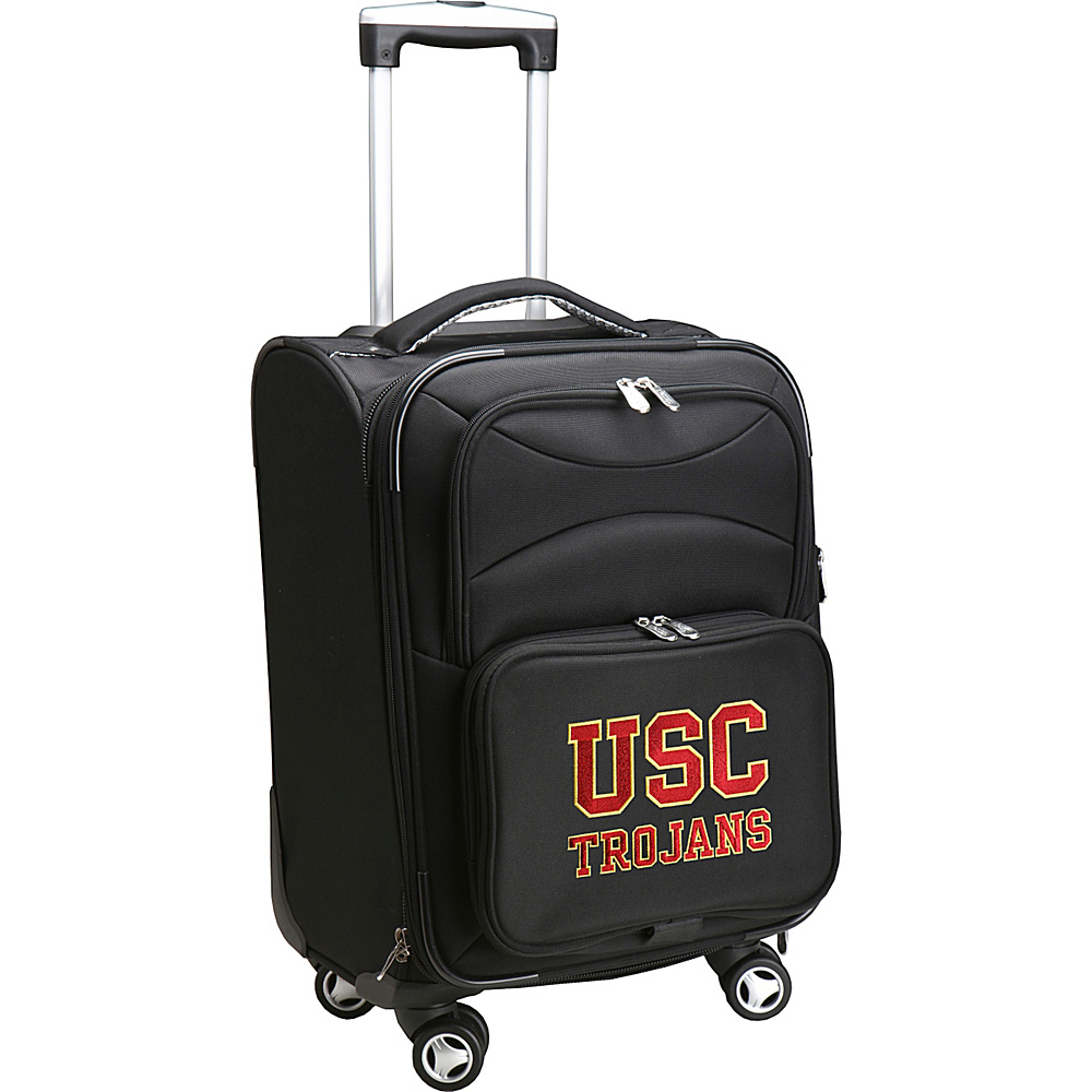 Denco Sports Luggage NCAA 20 Domestic Carry On Spinner University of Southern California Trojans Denco Sports Luggage Softside Carry On