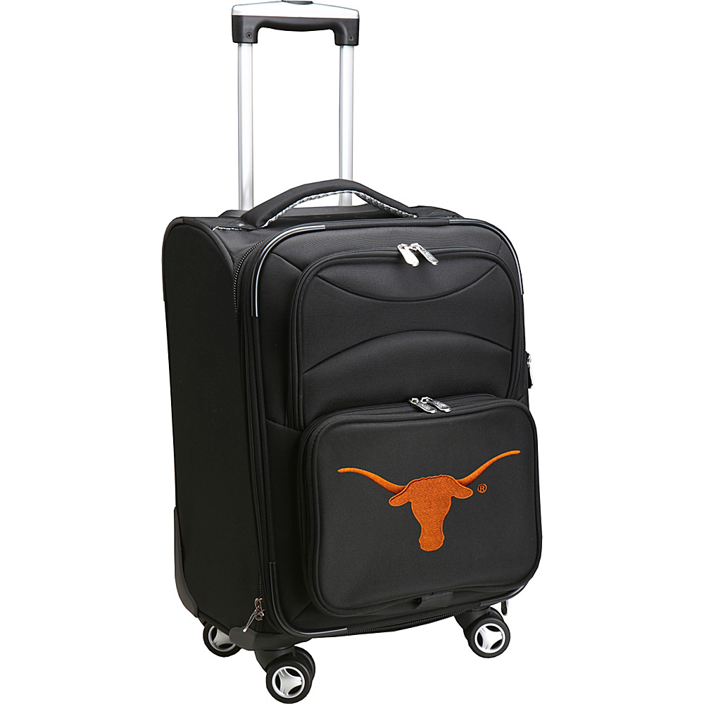 Denco Sports Luggage NCAA 20 Domestic Carry On Spinner University of Texas at Austin Longhorns Denco Sports Luggage Softside Carry On