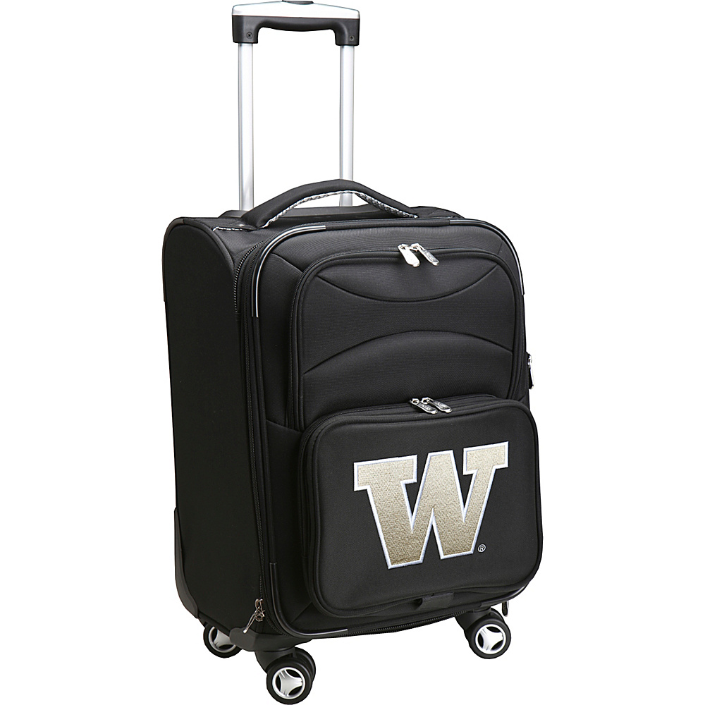 Denco Sports Luggage NCAA 20 Domestic Carry On Spinner University of Washington Huskies Denco Sports Luggage Softside Carry On