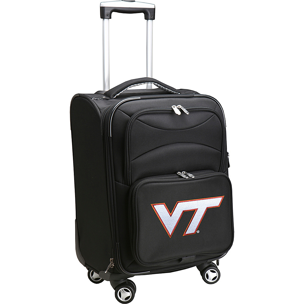 Denco Sports Luggage NCAA 20 Domestic Carry On Spinner Virginia Tech Hokies Denco Sports Luggage Softside Carry On