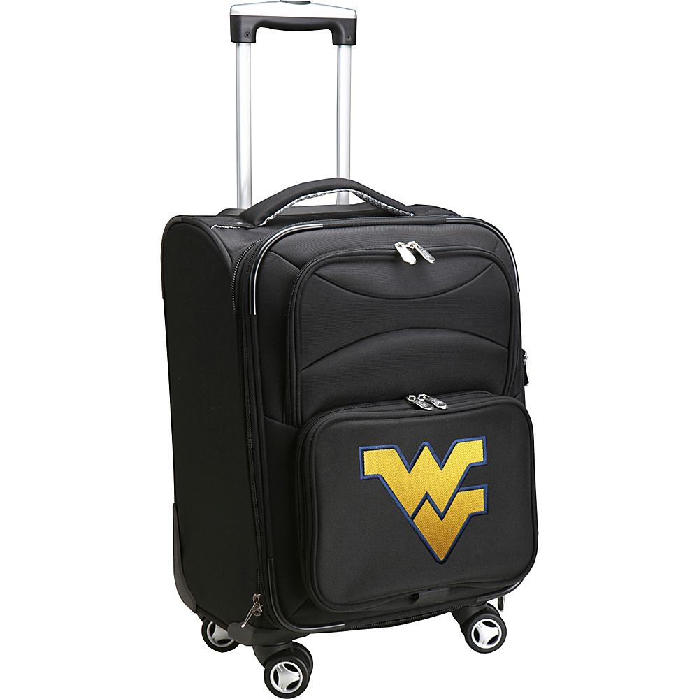 Denco Sports Luggage NCAA 20 Domestic Carry On Spinner West Virginia University Mountaineers Denco Sports Luggage Softside Carry On