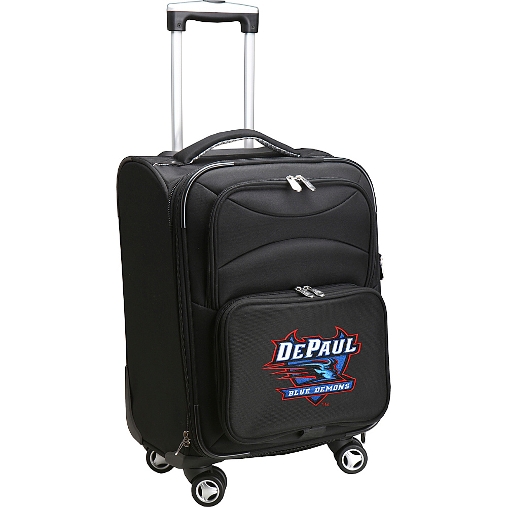 Denco Sports Luggage NCAA 20 Domestic Carry On Spinner DePaul University Blue Demons Denco Sports Luggage Softside Carry On