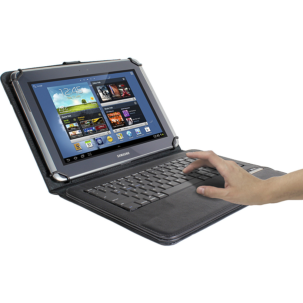 Digital Treasures Props Universal Keyboard Case for 7 8 Tablets Black BK Digital Treasures Electronic Cases