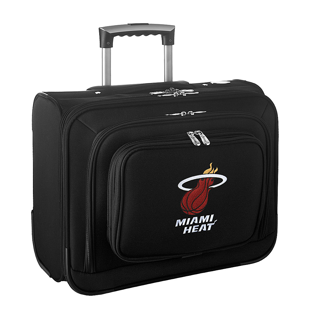 Denco Sports Luggage NBA 14 Laptop Overnighter Miami Heat Denco Sports Luggage Wheeled Business Cases