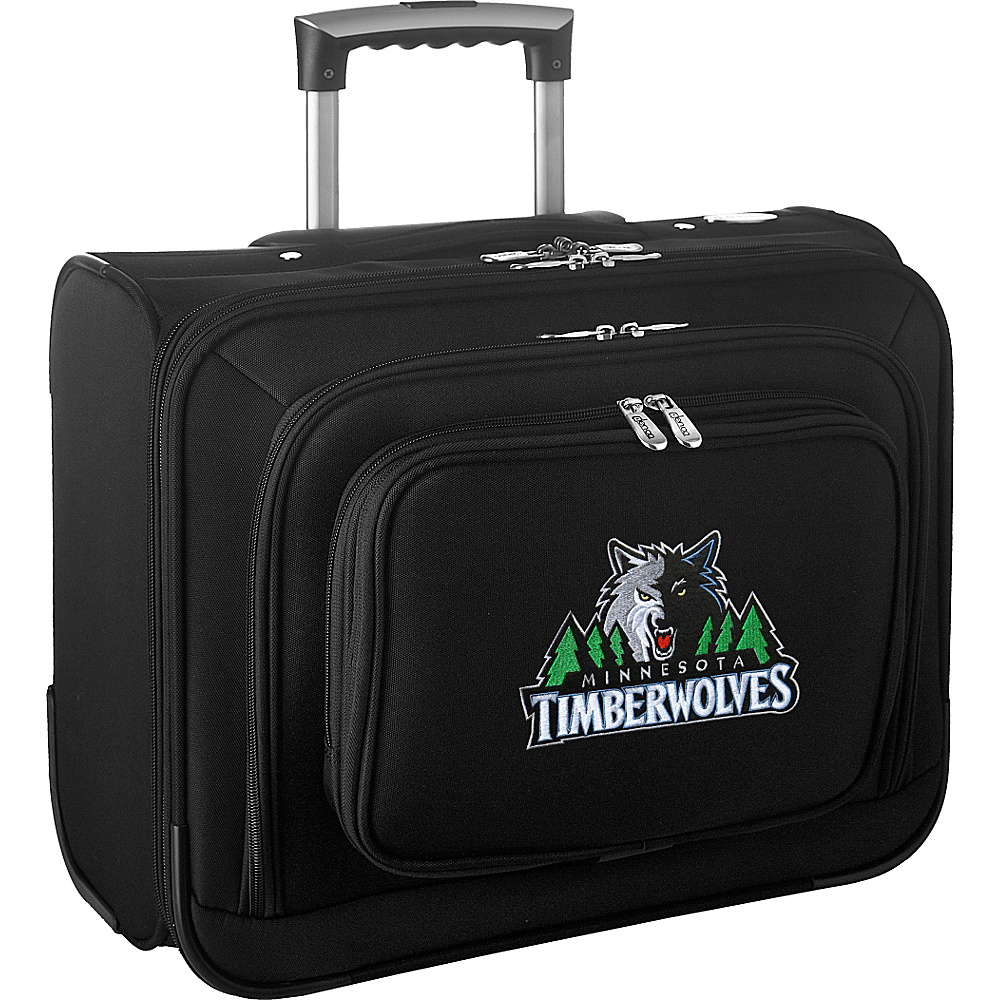 Denco Sports Luggage NBA 14 Laptop Overnighter Minnesota Timberwolves Denco Sports Luggage Wheeled Business Cases