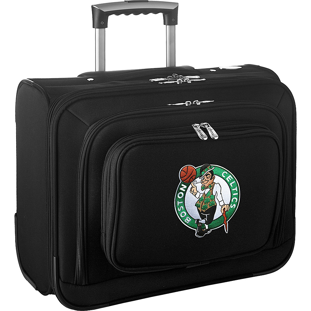 Denco Sports Luggage NBA 14 Laptop Overnighter Boston Celtics Denco Sports Luggage Wheeled Business Cases