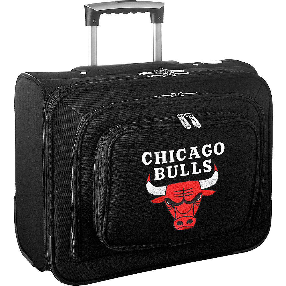 Denco Sports Luggage NBA 14 Laptop Overnighter Chicago Bulls Denco Sports Luggage Wheeled Business Cases