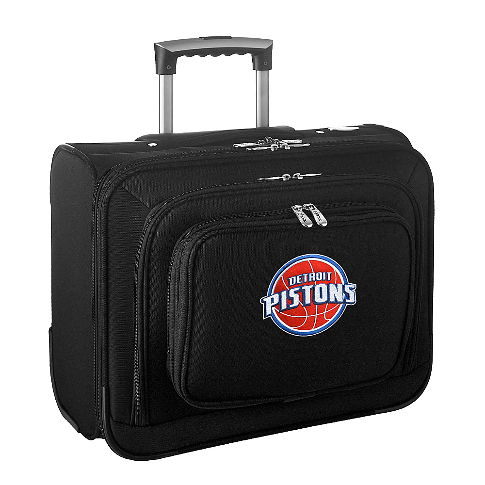 Denco Sports Luggage NBA 14 Laptop Overnighter Detroit Pistons Denco Sports Luggage Wheeled Business Cases