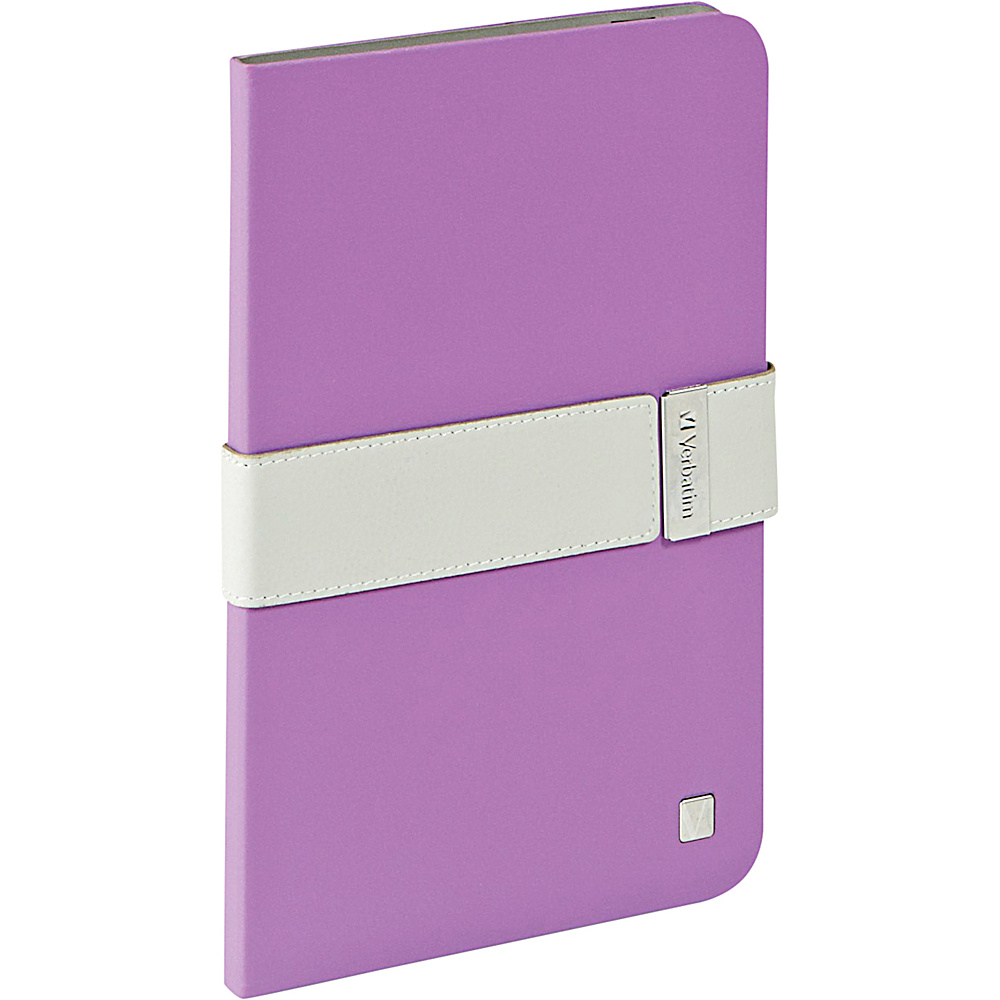 Verbatim Folio Signature for iPad Mini and iPad mini with Retina Display Purple Grey Verbatim Electronic Cases