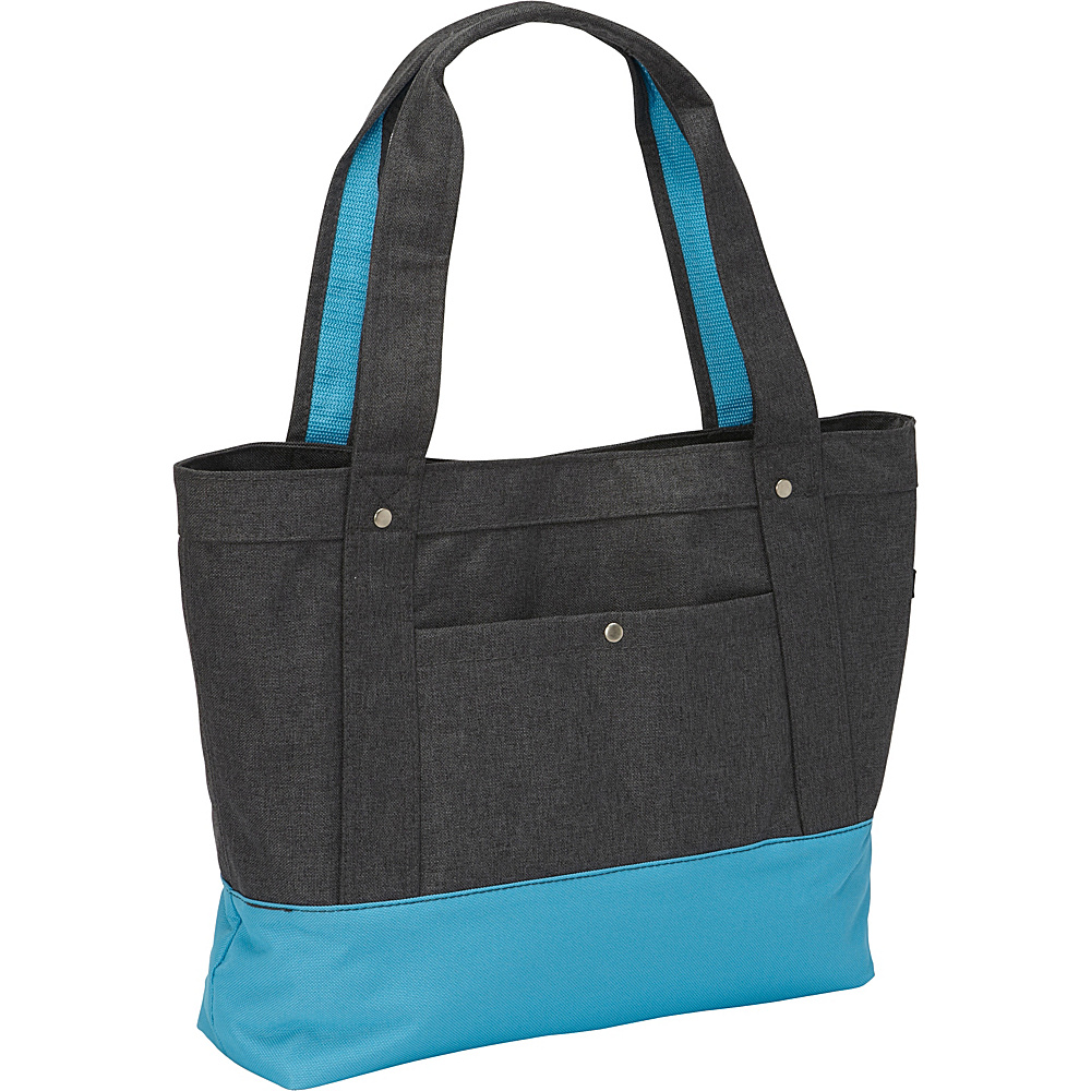 Everest Stylish Tablet Tote Bag Charcoal Blue Everest All Purpose Totes