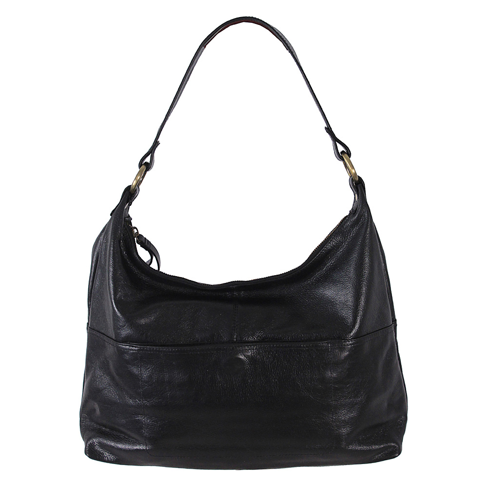 Latico Leathers Roberta Hobo Black Latico Leathers Leather Handbags