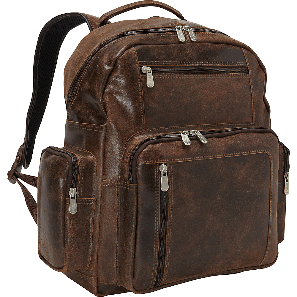 Piel Vintage Travel Backpack Vintage Brown Piel Everyday Backpacks