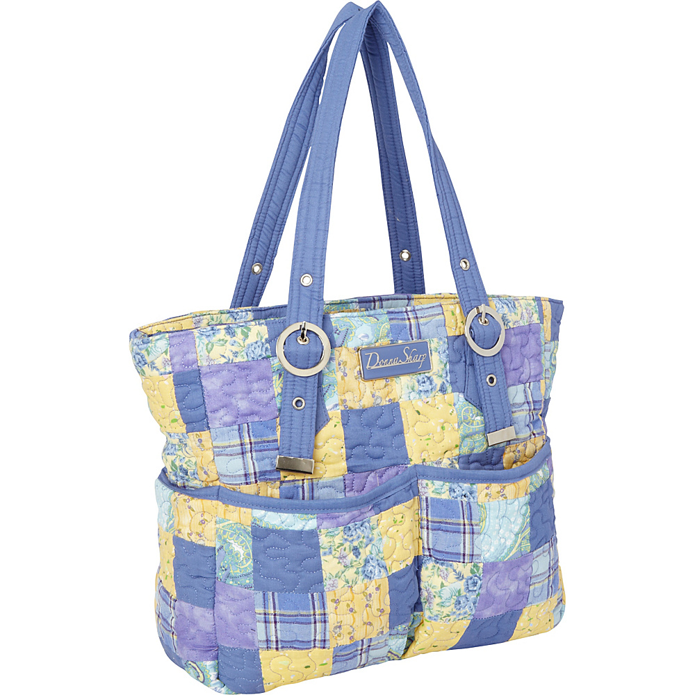 Donna Sharp Elaina Bag Quilted Lemon Drop Donna Sharp Fabric Handbags