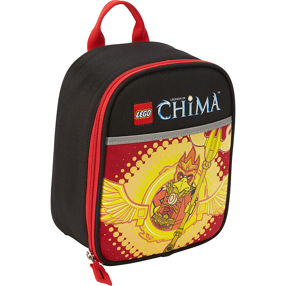 LEGO LEGO Chima Master of Fire Vertical Lunch Black LEGO Travel Coolers