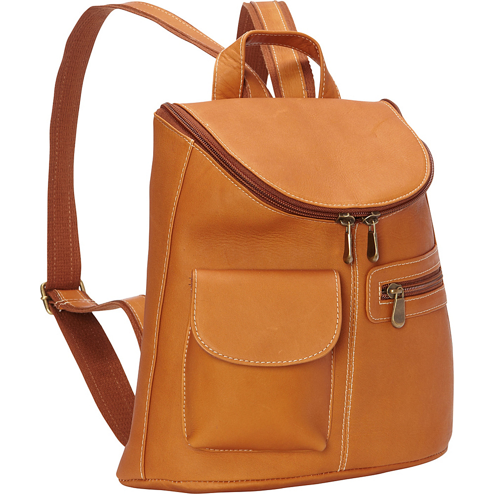 Le Donne Leather Lafayette Classic Backpack Tan Le Donne Leather Leather Handbags