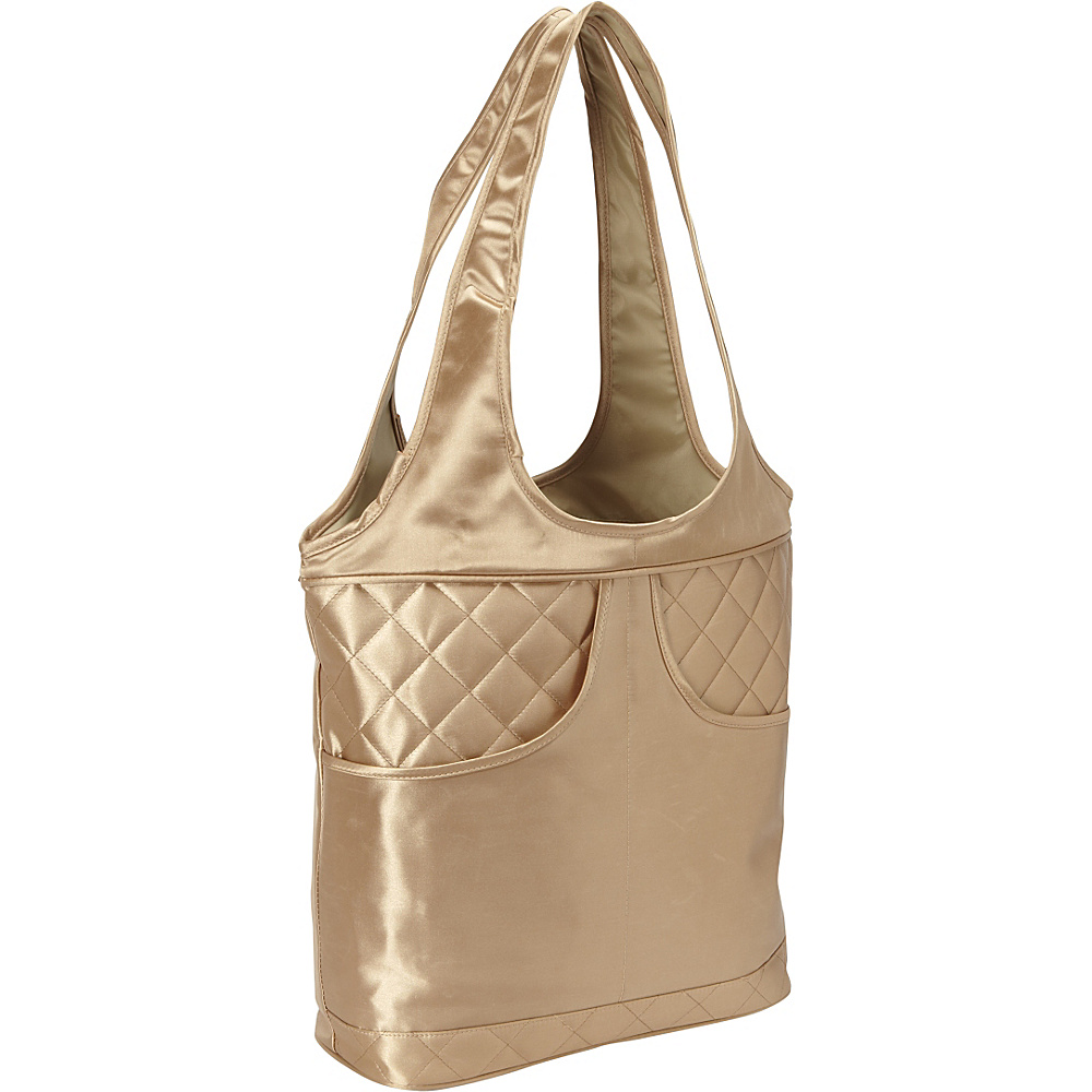 Bellino Savvy Shoulder Tote Gold Bellino Women s Business Bags