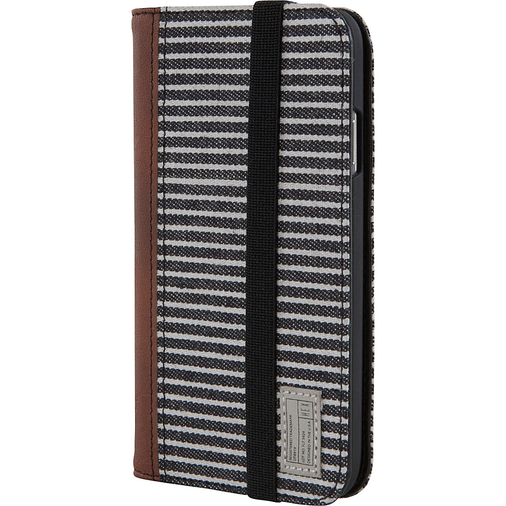 HEX Galaxy S4 Icon Wallet Black Grey Stripe HEX Electronic Cases