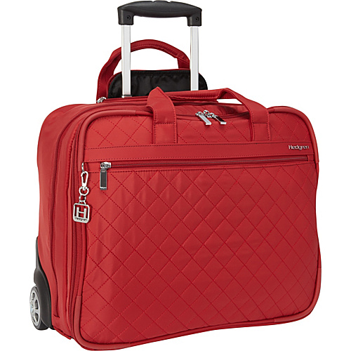 Hedgren Cindy Rolling Business Tote New Bull Red - Hedgren Wheeled Business Cases