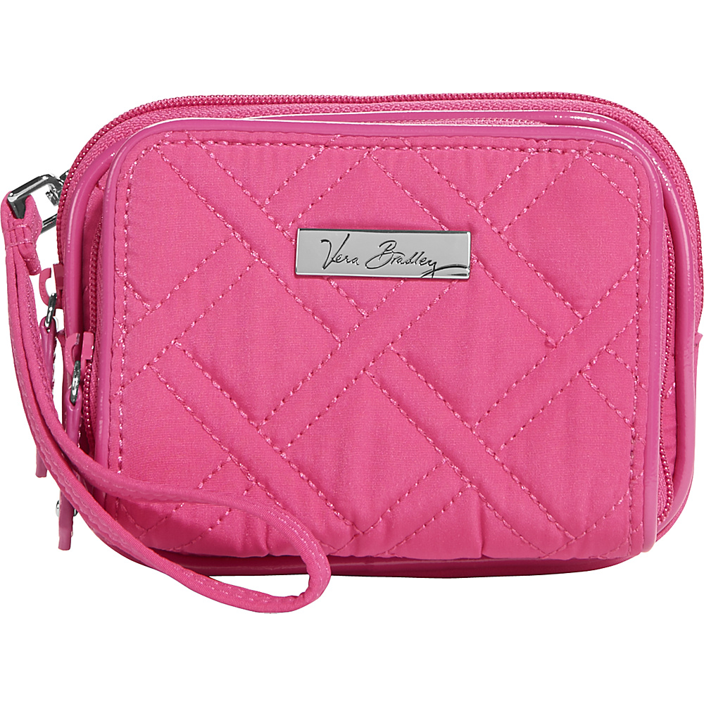 Vera Bradley On the Square Wristlet Deep Pink Vera Bradley Fabric Handbags