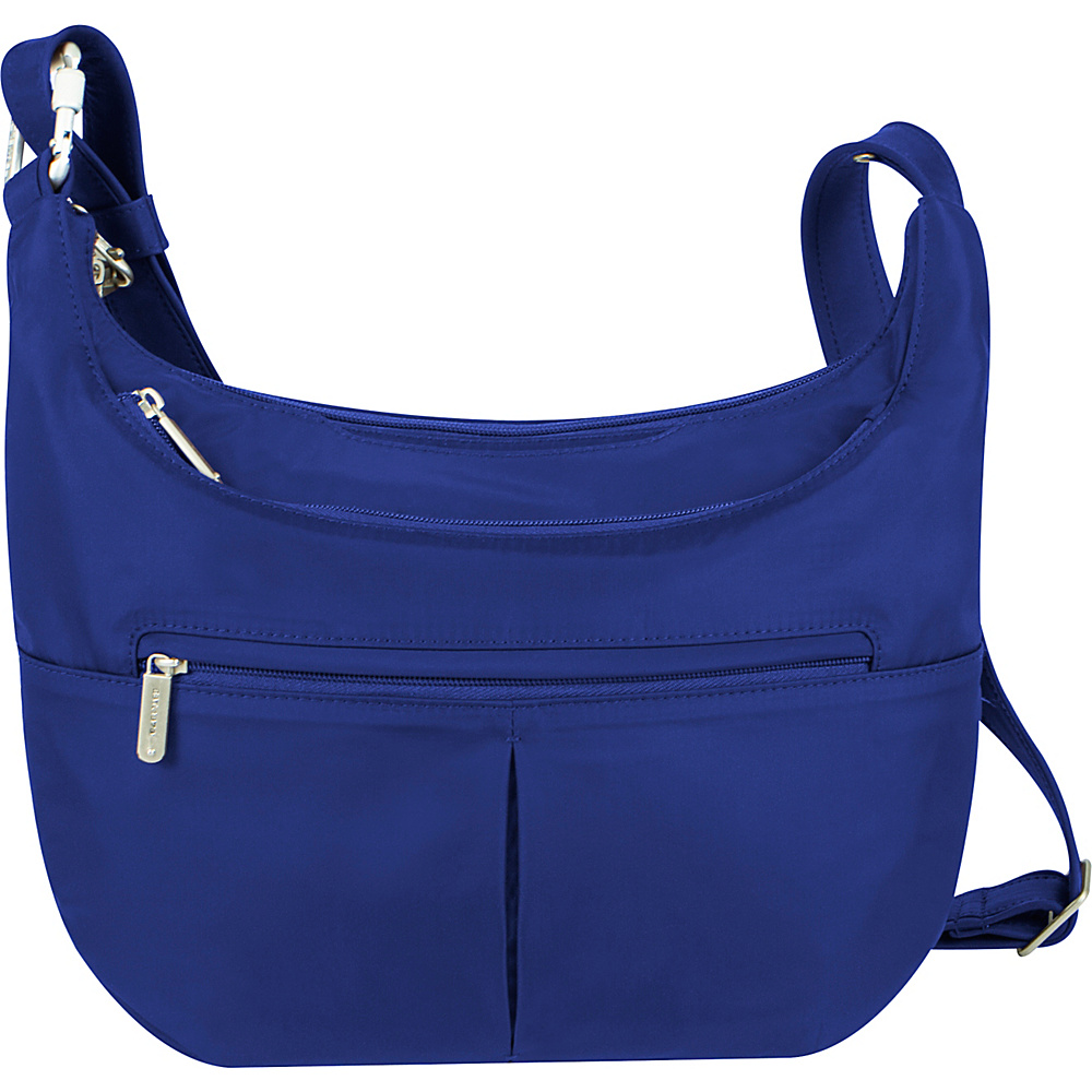 Travelon Anti Theft Classic Light Slouch Hobo Cobalt Turquoise Travelon Fabric Handbags