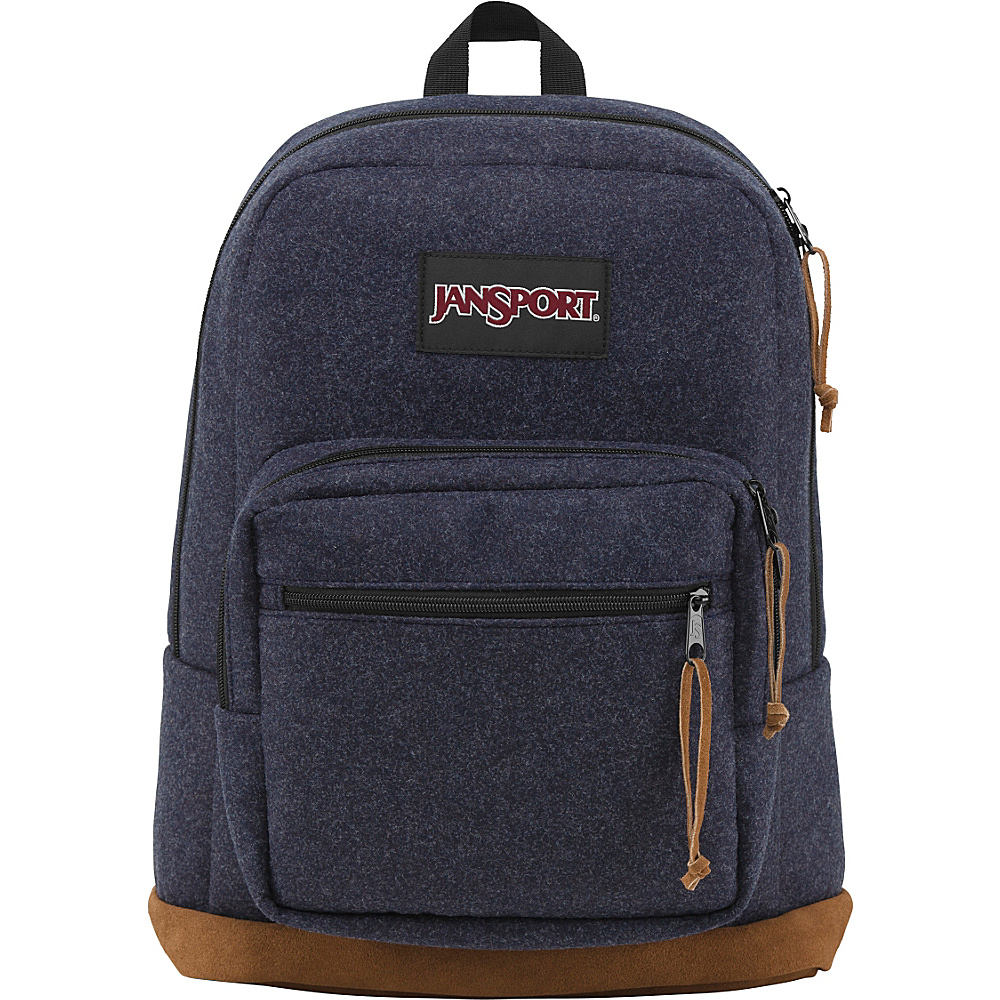 JanSport Right Pack Digital Edition Navy Blue Felt JanSport Laptop Backpacks