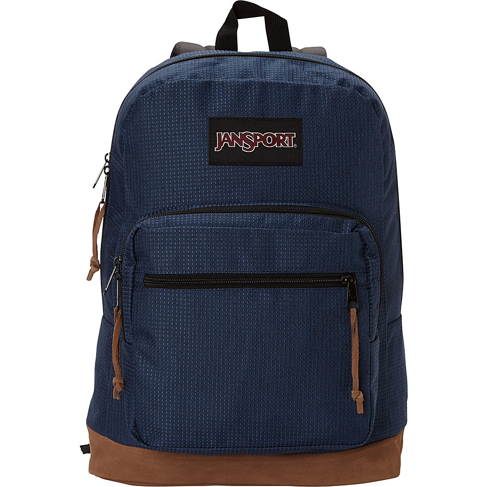 JanSport Right Pack Digital Edition Navy Stitch Dobby - JanSport Business & Laptop Backpacks