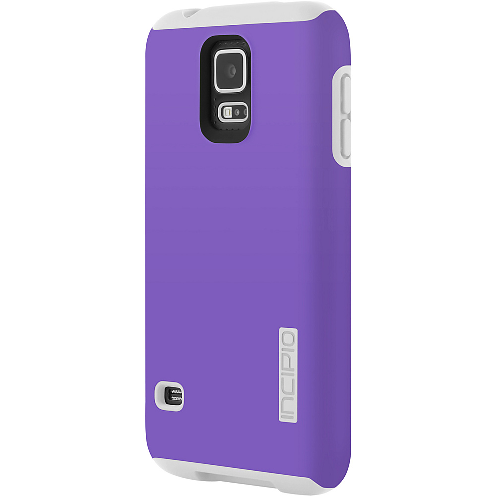 Incipio DualPro for Samsung Galaxy S5 Purple White Incipio Personal Electronic Cases