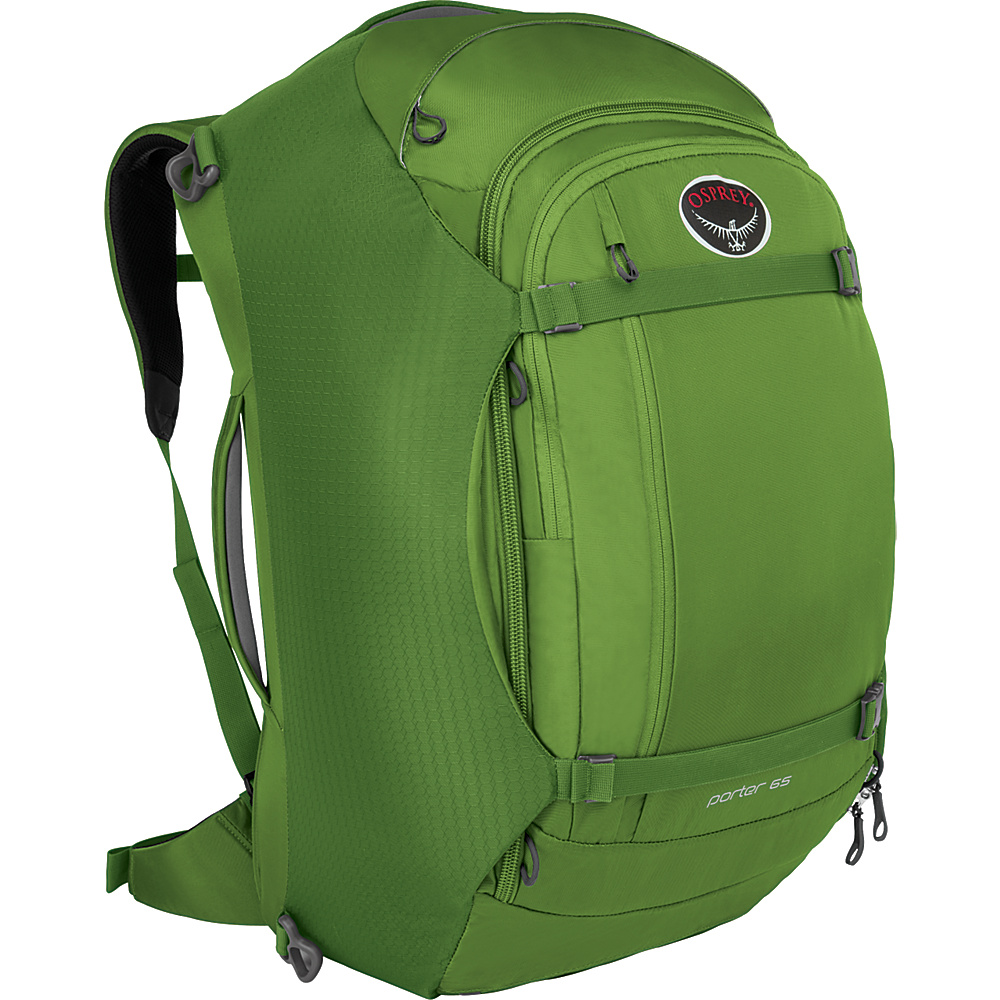 Osprey Porter 65 Travel Backpack Nitro Green Osprey Travel Backpacks