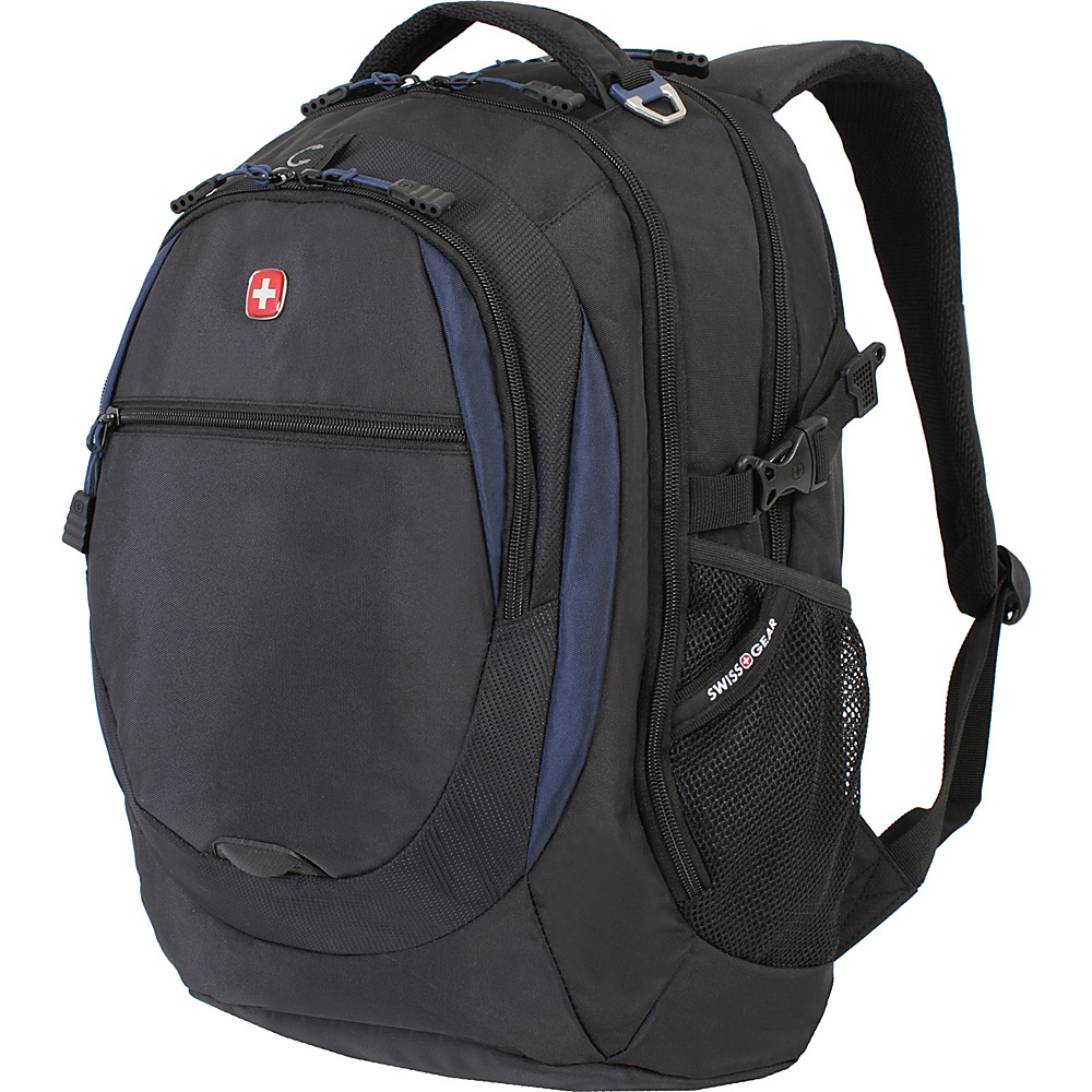 SwissGear Travel Gear Laptop Backpack 6655 Black Navy SwissGear Travel Gear Business Laptop Backpacks