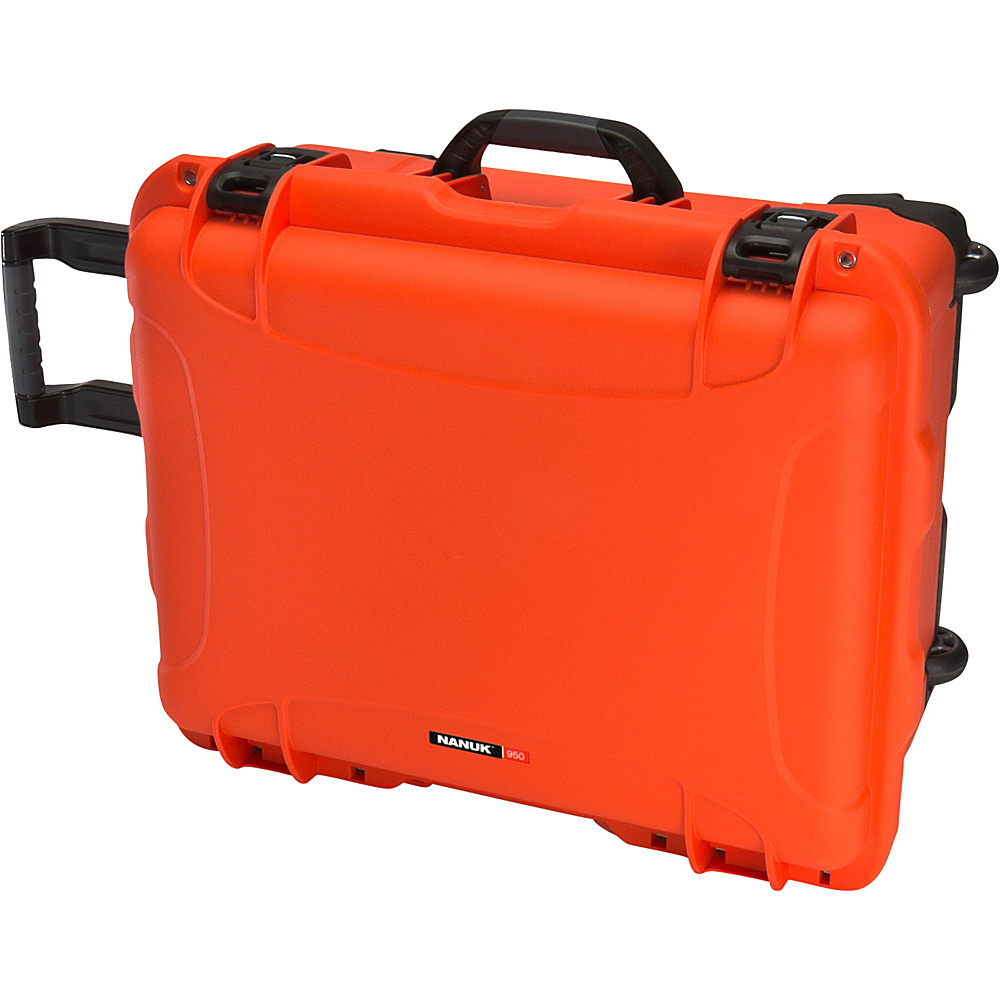 NANUK 950 Case With Foam Orange NANUK Hardside Checked