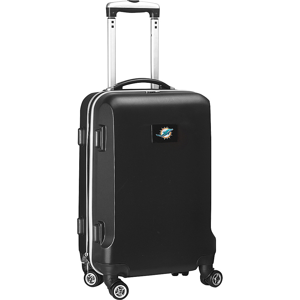 Denco Sports Luggage NFL 20 Domestic Carry On Black Miami Dolphins Denco Sports Luggage Hardside Carry On