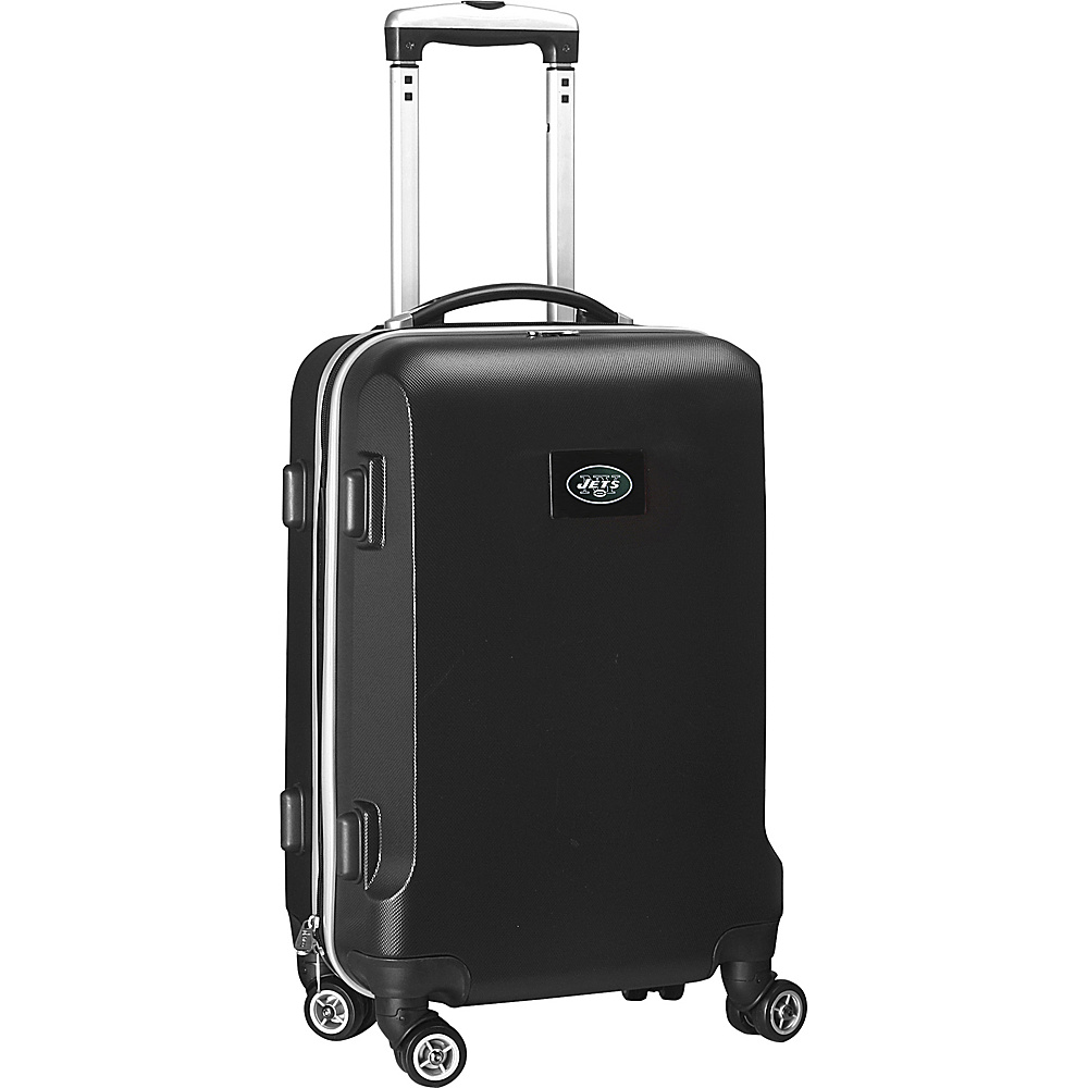 Denco Sports Luggage NFL 20 Domestic Carry On Black New York Jets Denco Sports Luggage Hardside Carry On